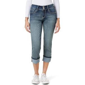 imageWallFlower Luscious Curvy 235 MidRise Cropped Jeans for Women Insta Stretch Denim Juniors JeansGalaxy