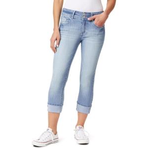 imageWallFlower Luscious Curvy 235 MidRise Cropped Jeans for Women Insta Stretch Denim Juniors JeansJenetta
