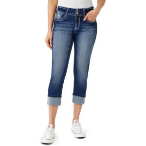 imageWallFlower Luscious Curvy 235 MidRise Cropped Jeans for Women Insta Stretch Denim Juniors JeansJillian
