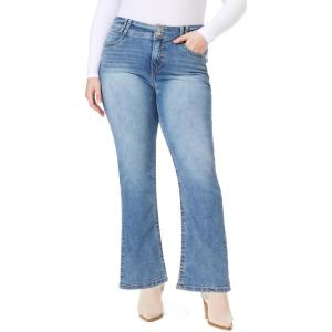 imageWallFlower Luscious Curvy Bootcut Jeans for Women MidRise Insta Stretch Denim Size Inclusive Juniors Jeans Sizes 0 to 24Andrea