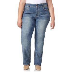 imageWallFlower Luscious Curvy Bootcut Jeans for Women MidRise Insta Stretch Denim Size Inclusive Juniors Jeans Sizes 0 to 24Basil