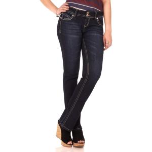 imageWallFlower Luscious Curvy Bootcut Jeans for Women MidRise Insta Stretch Denim Size Inclusive Juniors Jeans Sizes 0 to 24Scarlett