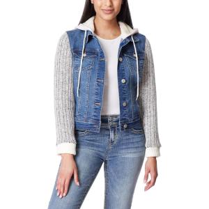 imageWallFlower Womens Dreamer Denim Jackets Juniors Standard and PlusCedar