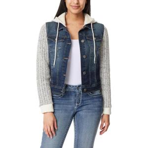 imageWallFlower Womens Dreamer Denim Jackets Juniors Standard and PlusEvan
