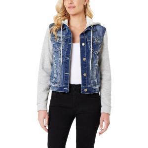 imageWallFlower Womens Dreamer Denim Jackets Juniors Standard and PlusJenna