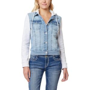 imageWallFlower Womens Dreamer Denim Jackets Juniors Standard and PlusMellie
