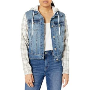 imageWallFlower Womens Dreamer Denim Jackets Juniors Standard and PlusOaklynn