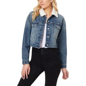 imageWallFlower Womens Dreamer Denim Jackets Juniors Standard and PlusRelle