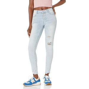imageWallFlower Womens Flirty Curvy Skinny High Rise Insta Stretch Juniors Jeans Standard and PlusAcaia