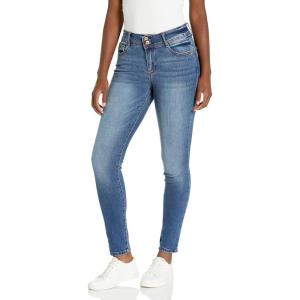 imageWallFlower Womens Flirty Curvy Skinny High Rise Insta Stretch Juniors Jeans Standard and PlusPia