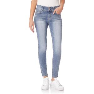 imageWallFlower Womens Flirty Curvy Skinny High Rise Insta Stretch Juniors Jeans Standard and PlusXander