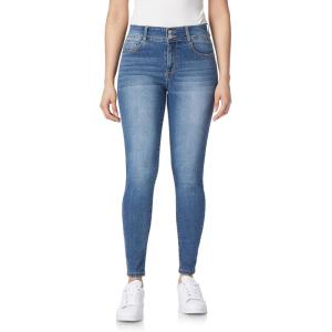 imageWallFlower Womens Flirty Curvy Skinny High Rise Insta Stretch Juniors Jeans Standard and PlusYves