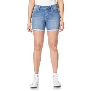 imageWallFlower Womens Irresistible Denim Shorts HighRise Insta Soft Juniors Standard and PlusAmal