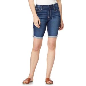 imageWallFlower Womens Irresistible Denim Shorts HighRise Insta Soft Juniors Standard and PlusDonna
