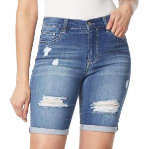 imageWallFlower Womens Irresistible Denim Shorts HighRise Insta Soft Juniors Standard and PlusFlorence