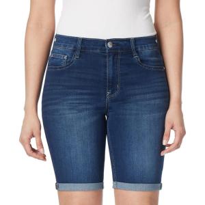 imageWallFlower Womens Irresistible Denim Shorts HighRise Insta Soft Juniors Standard and PlusIris