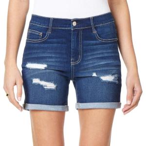 imageWallFlower Womens Irresistible Denim Shorts HighRise Insta Soft Juniors Standard and PlusLizette
