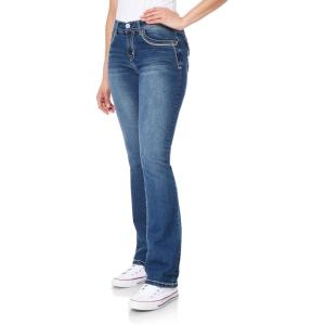 imageWallFlower Womens Size Legendary Bootcut MidRise Insta Stretch Juniors Jeans Standard and PlusKeller