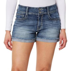 imageWallFlower Womens Standard and Plus Luscious Curvy 9inch MidRise Bermuda Shorts3 Venus Bling Short
