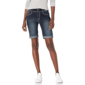 imageWallFlower Womens Standard and Plus Luscious Curvy 9inch MidRise Bermuda Shorts9 Betsy Bermuda