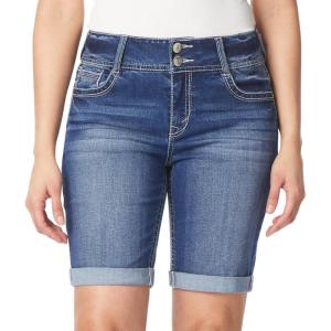 imageWallFlower Womens Standard and Plus Luscious Curvy 9inch MidRise Bermuda Shorts9 Jenna Bermuda
