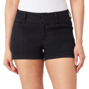 imageWallFlower Womens Standard and Plus Luscious Curvy 9inch MidRise Bermuda ShortsBlack Shorty
