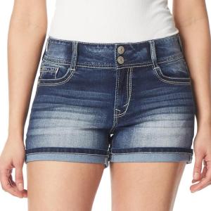 imageWallFlower Womens Standard and Plus Luscious Curvy 9inch MidRise Bermuda ShortsCamille Shorty