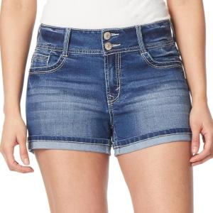 imageWallFlower Womens Standard and Plus Luscious Curvy 9inch MidRise Bermuda ShortsJenna Shorty