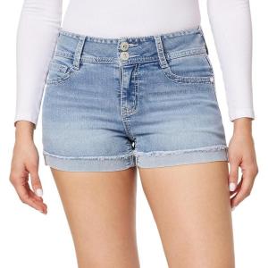 imageWallFlower Womens Standard and Plus Luscious Curvy 9inch MidRise Bermuda ShortsNash Bling Short