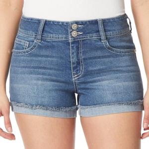 imageWallFlower Womens Standard and Plus Luscious Curvy 9inch MidRise Bermuda ShortsYves Bling Short