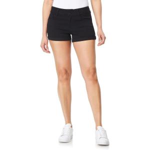imageWallFlower Womens Ultra Denim Shorts MidRise Insta Soft Juniors Standard and PlusBlack
