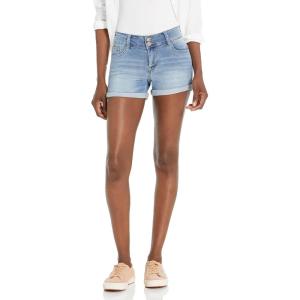 imageWallFlower Womens Ultra Denim Shorts MidRise Insta Soft Juniors Standard and PlusCameron