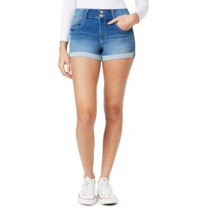 imageWallFlower Womens Ultra Denim Shorts MidRise Insta Soft Juniors Standard and PlusFlorence