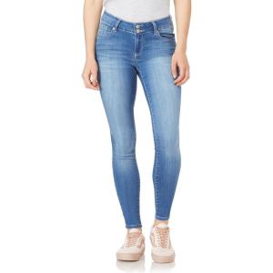 imageWallFlower Womens Ultra Skinny MidRise Insta Soft Juniors Jeans Standard and PlusAmal Pure