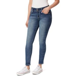 imageWallFlower Womens Ultra Skinny MidRise Insta Soft Juniors Jeans Standard and PlusAurora
