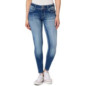 imageWallFlower Womens Ultra Skinny MidRise Insta Soft Juniors Jeans Standard and PlusJovie