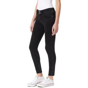 imageWallFlower Womens Ultra Skinny MidRise Insta Soft Juniors Jeans Standard and PlusRebel