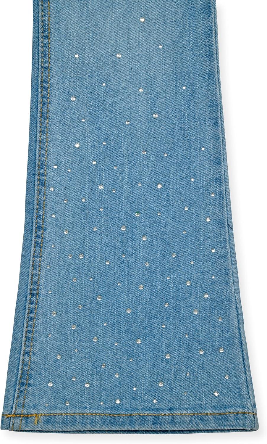 imageWallFlower Girls Jeans for Kids  5 Pocket Denim Pants for GirlsDenim Rhinestone Flare