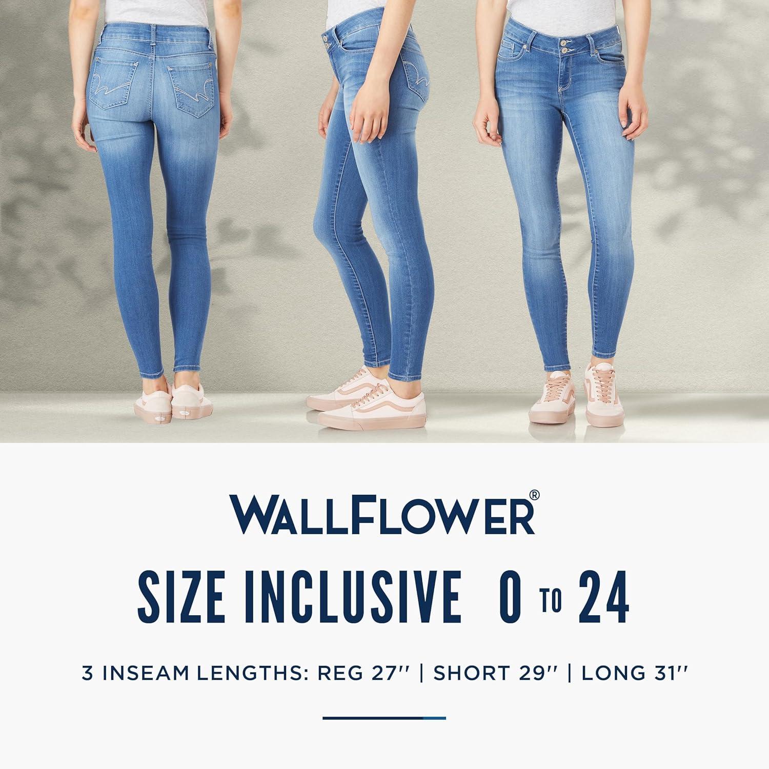 imageWallFlower Juniors Sassy High Rise Skinny Jegging JeanTaffy