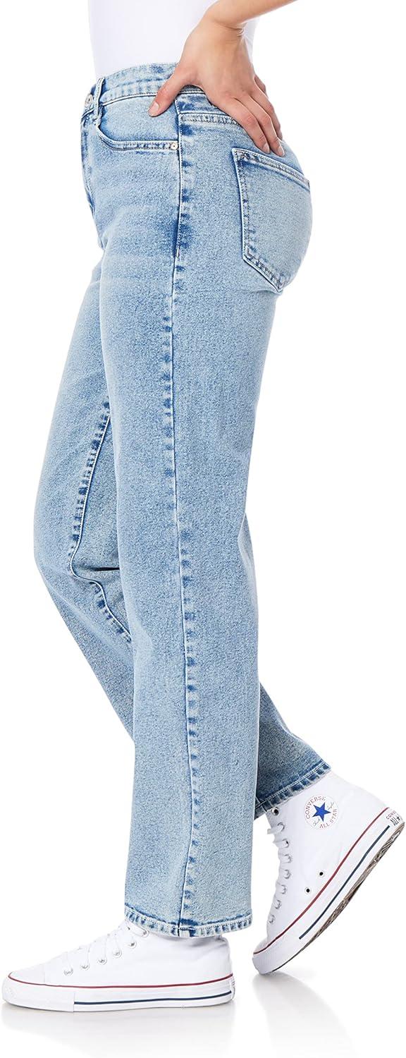 imageWallFlower Womens Dad Denim HighRise Insta Vintage Juniors JeansJolie