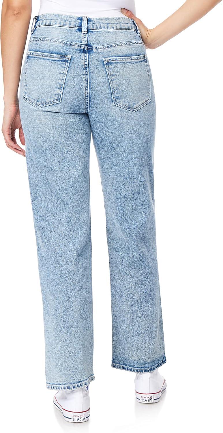 imageWallFlower Womens Dad Denim HighRise Insta Vintage Juniors JeansJolie
