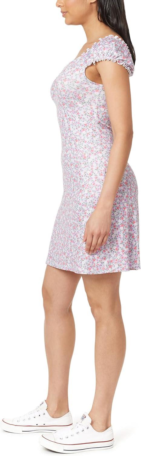 imageWallFlower Womens Emily Cap Sleeve Mini DressHeather