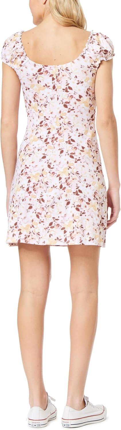 imageWallFlower Womens Emily Cap Sleeve Mini DressMauve