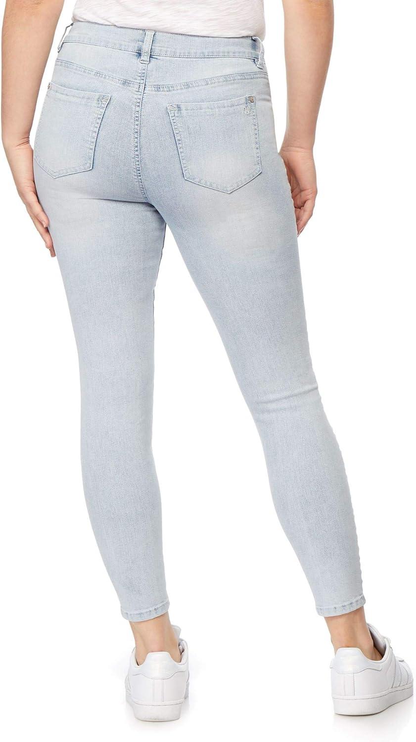 imageWallFlower Womens Fearless Curvy Ankle Denim Super HighRise Insta Vintage Juniors Jeans Sizes 017Connie