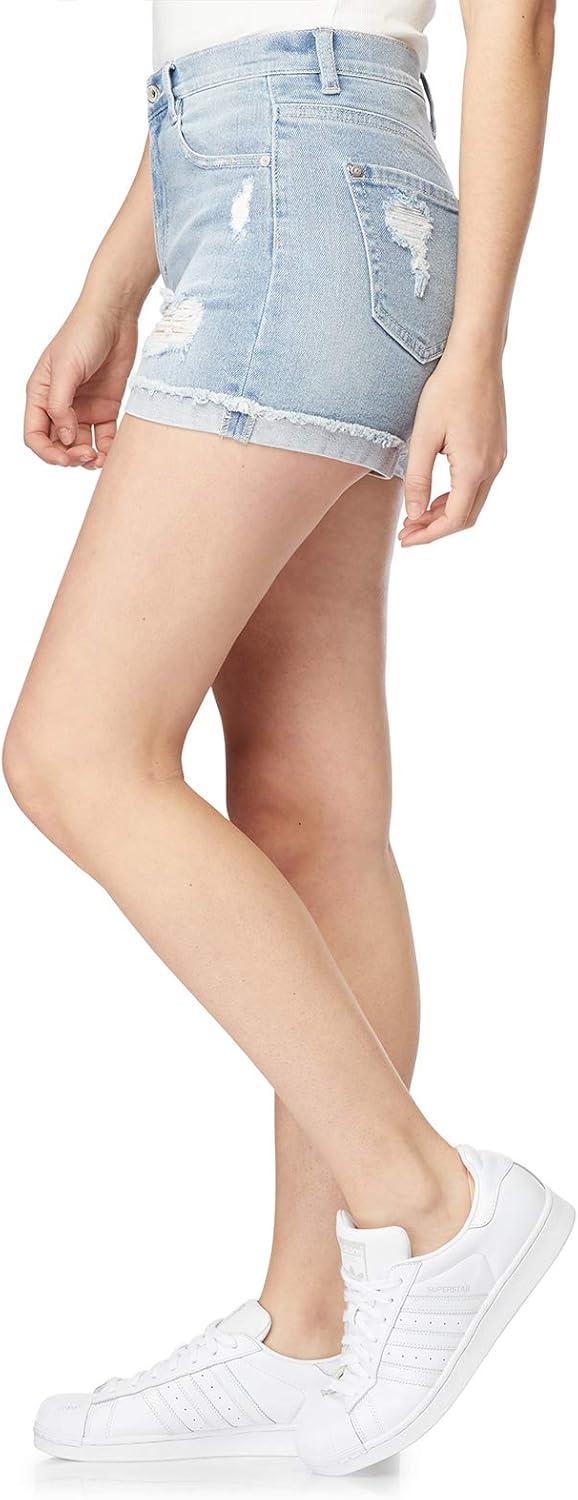 imageWallFlower Womens Fearless Curvy Denim Shorts HighRise Insta Vintage Juniors Standard and PlusRae