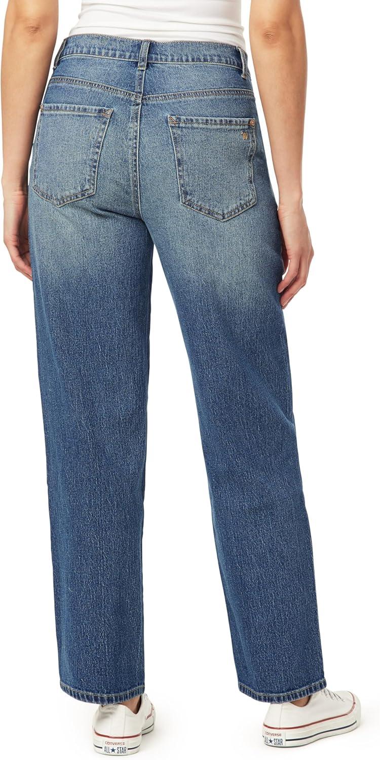 imageWallFlower Womens Fearless Curvy Super HighRise Retro Straight 30quot Insta Vintage Juniors JeansAnnabelle