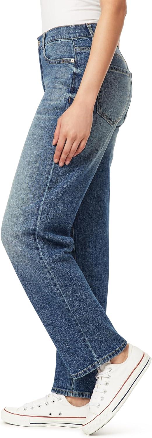 imageWallFlower Womens Fearless Curvy Super HighRise Retro Straight 30quot Insta Vintage Juniors JeansAnnabelle