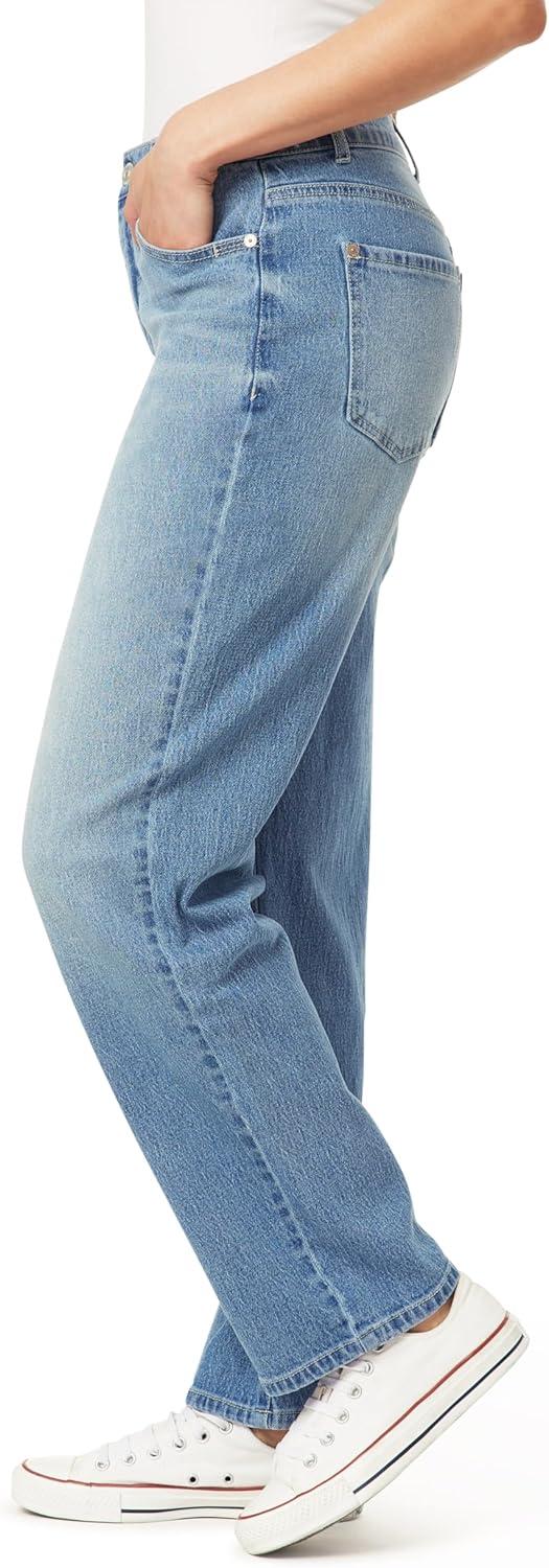 imageWallFlower Womens Fearless Curvy Super HighRise Retro Straight 30quot Insta Vintage Juniors JeansElle