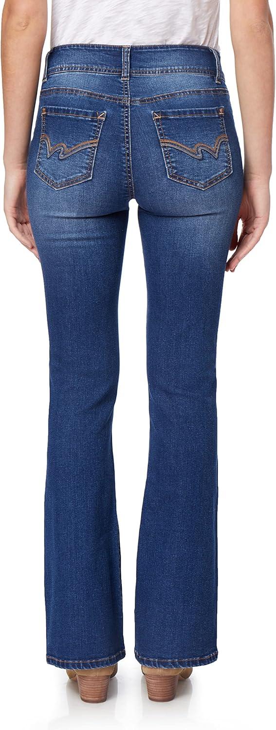 imageWallFlower Womens Flirty Curvy Flare High Rise Insta Stretch Juniors JeansPia