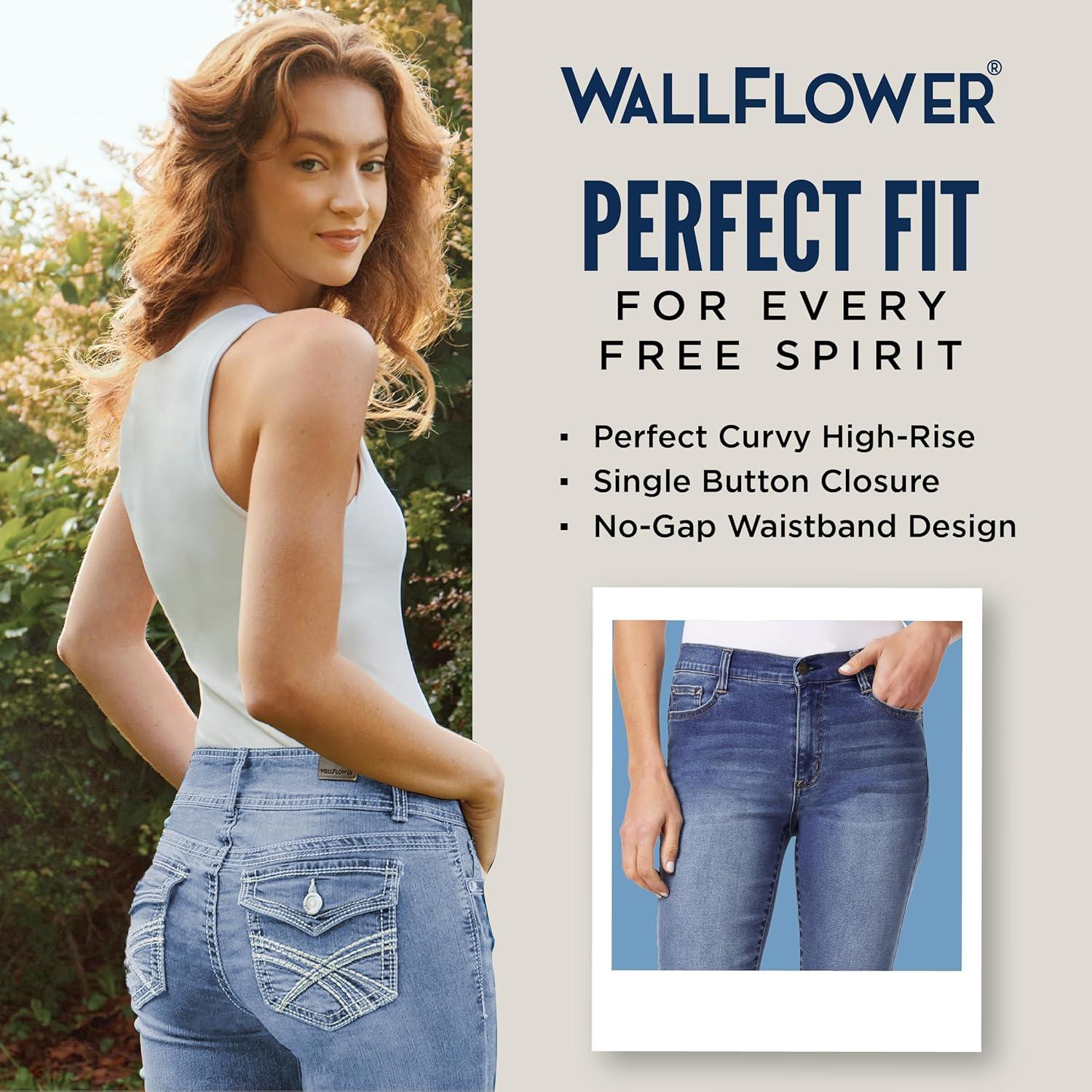 imageWallFlower Womens Irresistible 17quot Skinny Capri Jeans HighRise Insta Soft JuniorsHolly